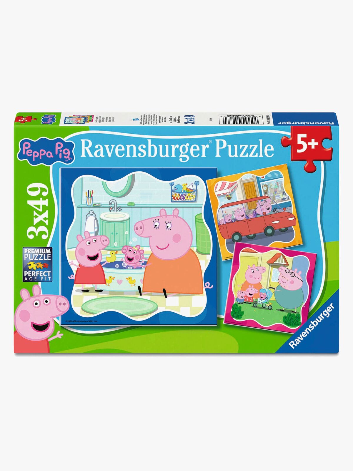 Ravensburger Gurli Gris Puslespil 49 Brikker 3-i-1