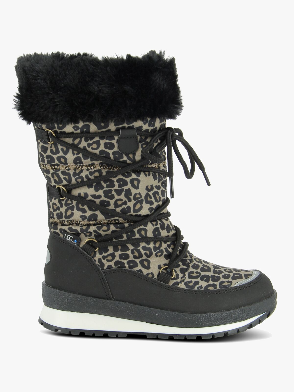 Leaf Ysby Vinterstøvler, Leopard