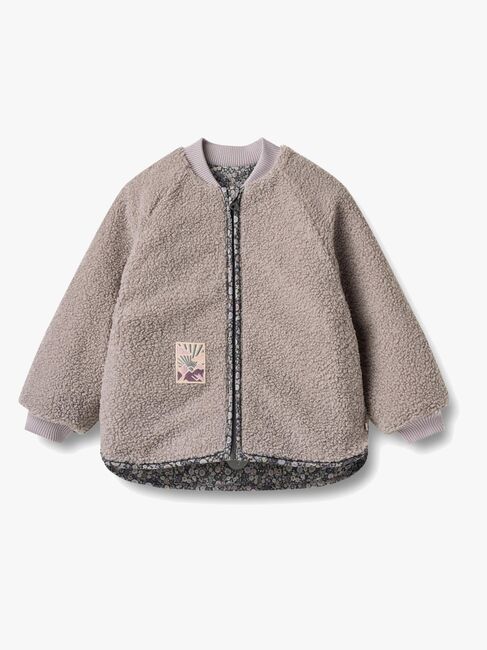 Wheat Lake  Vendbar Termojakke, Black Sea Flowers