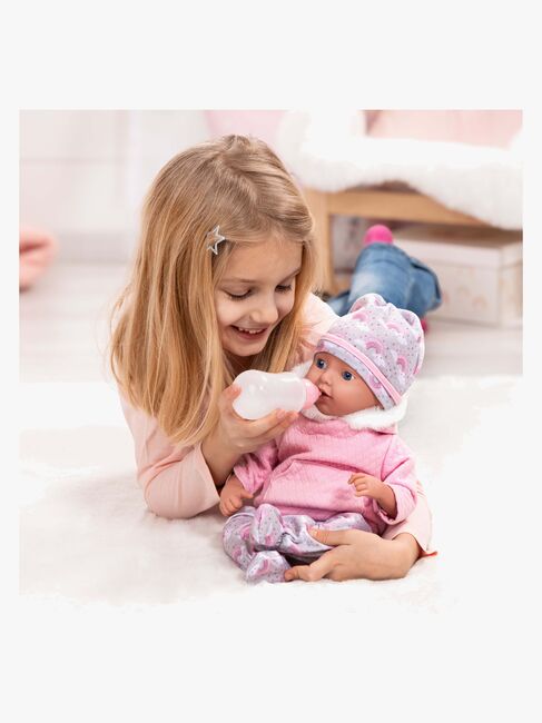 Bayer Design Reborn Baby Dukke med Tilbehør Regnbue 38 cm