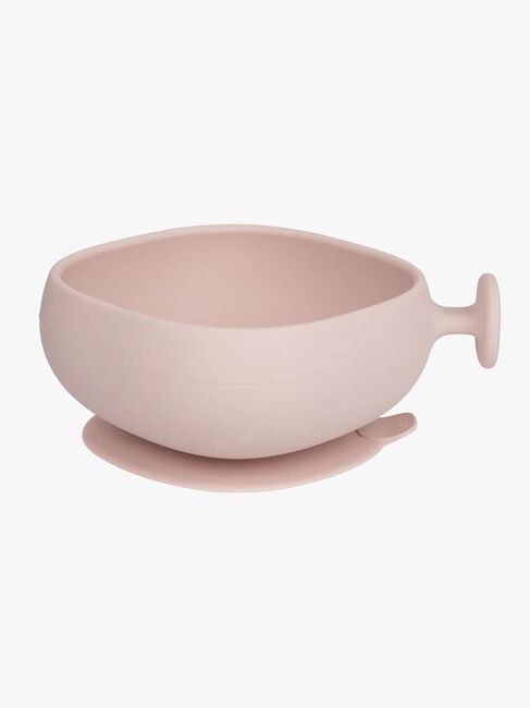 b.box Skål med Låg Silikone, Blush