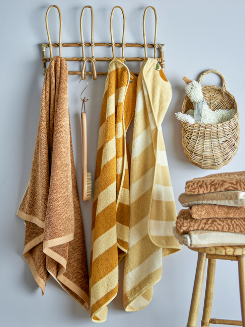 Bloomingville Agnes Håndklæde, Brown Cotton