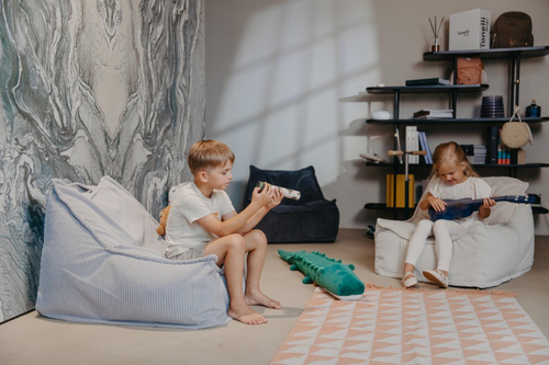 Yappy Kids Yappyhug Sækkestol, Light Grey