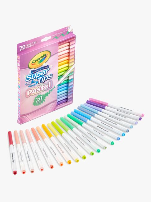 Crayola Super Tips Fiberpenne Pastel 20-pak
