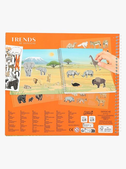 Motto Trends Klistermærkebog Create Your Wild Life