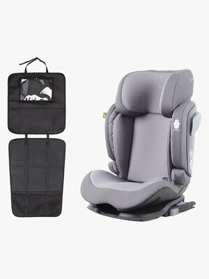 Beemoo Recline i-Size Autostol inkl. 3-in-1 Sædebeskyttelse, Mineral Grey
