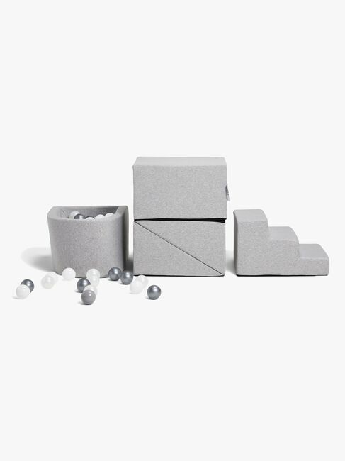 JLY Aktivitetsklodser & Boldbassin, Grey