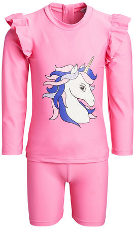 Petite Chérie Cecina UV-Sæt UPF50+, Pink Unicorn