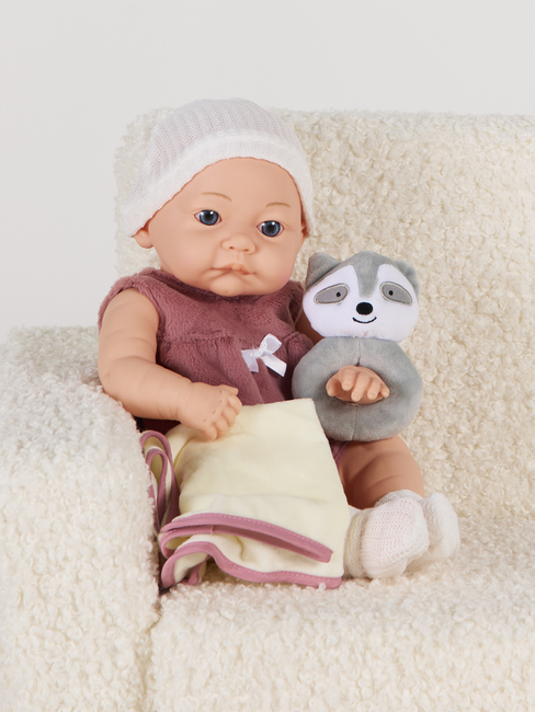 Cloudberry Castle Dukke Nyfødt 40 cm, Pink