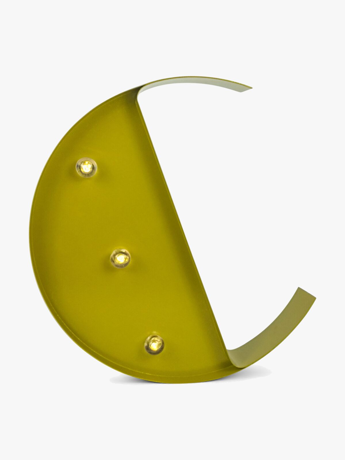 Petite Déco Bogstavlampe C, Guld