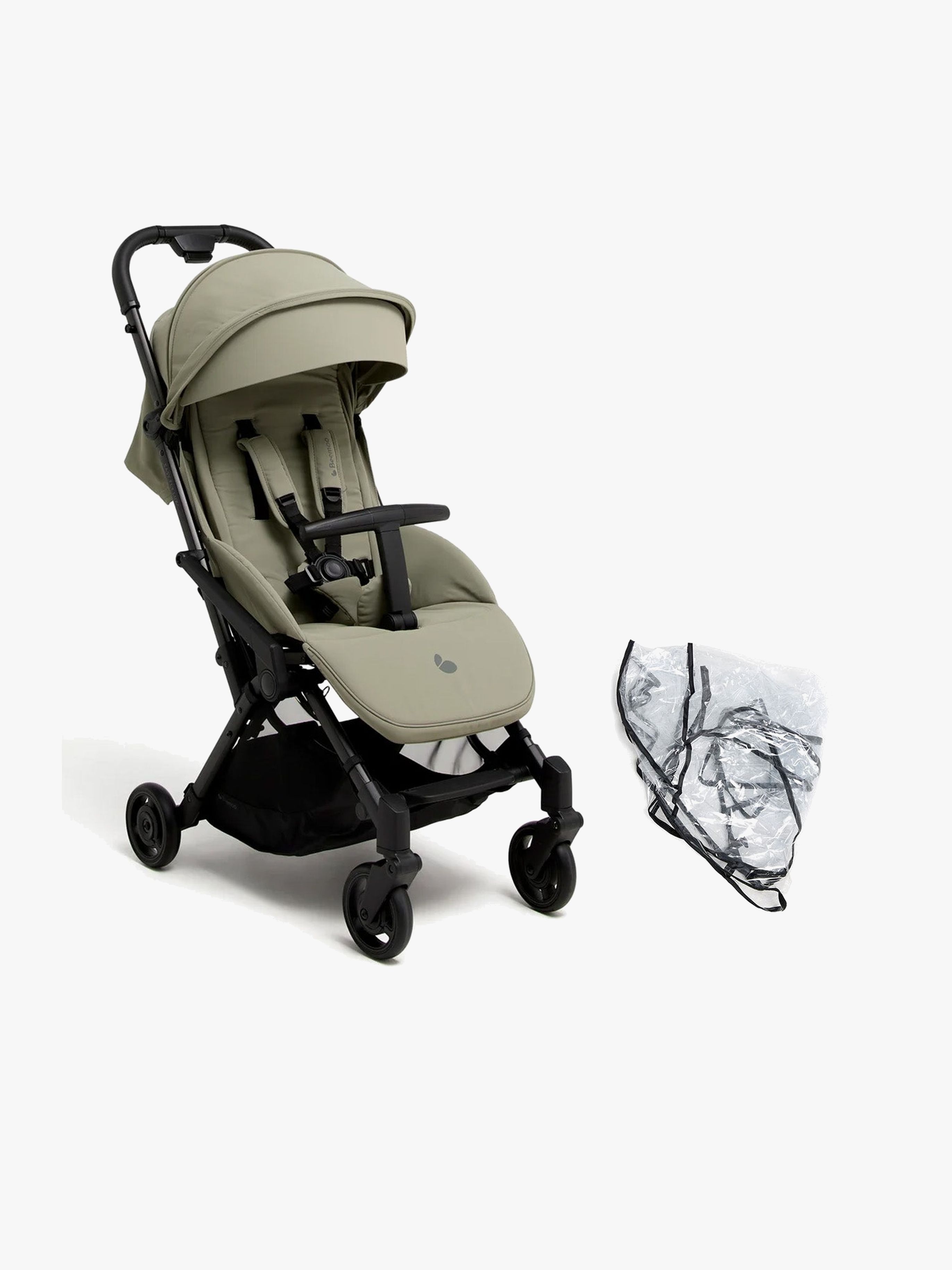 Beemoo Easy Fly Lux 4 Klapvogn inkl. Regnslag, Spring Green