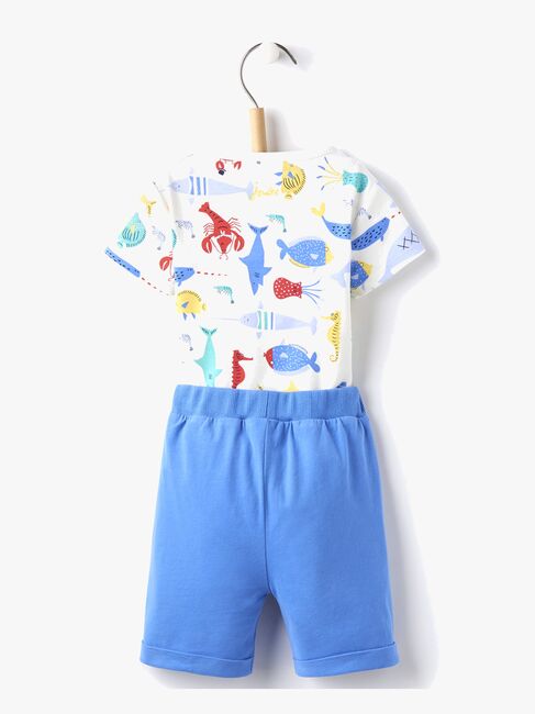 Tom Joule Granddad Sæt, Cream Sea