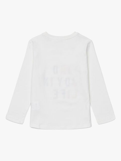 Luca & Lola Prato Langærmet T-Shirt, Offwhite