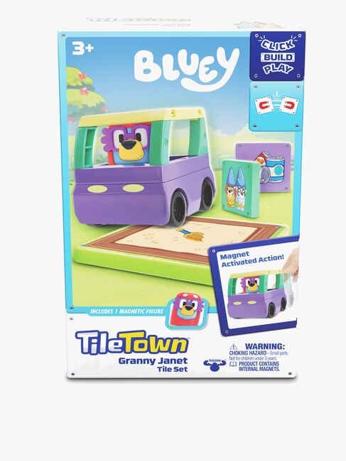 Tile Town Bluey Magnetisk Byggesæt Booster-Pack