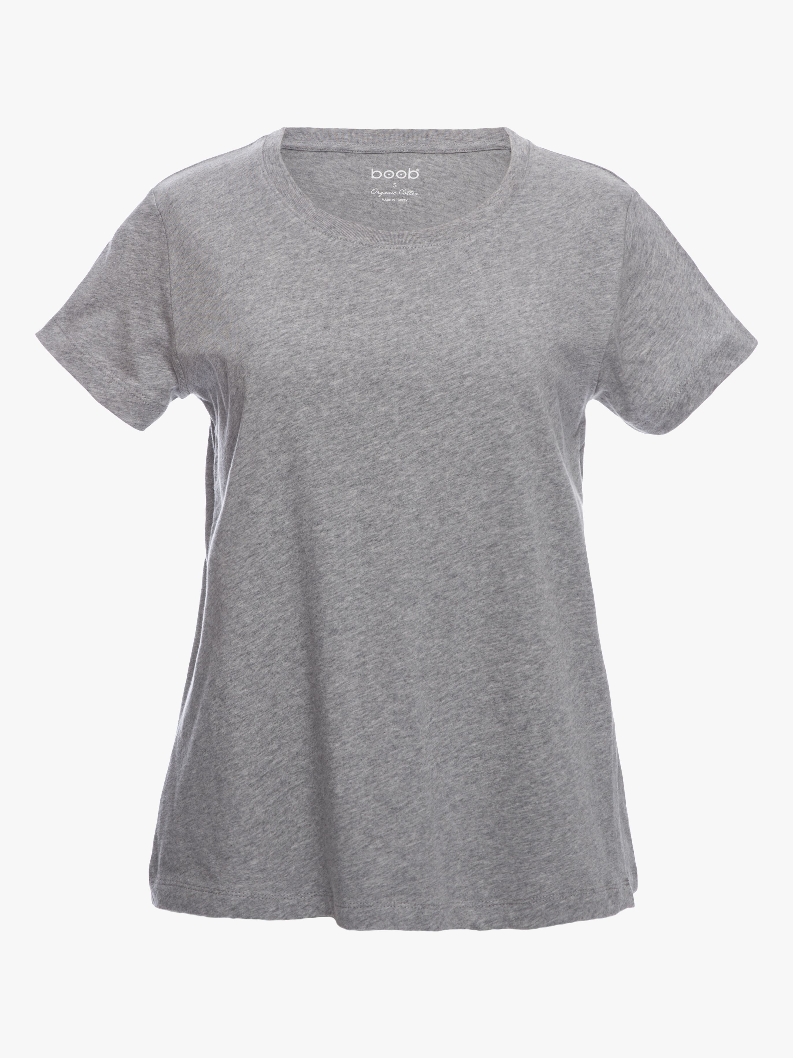Boob T-Shirt, Grey Melange M