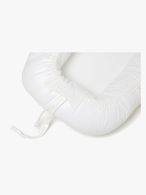 Alice & Fox ALBA Babynest med Håndtag, White Muslin