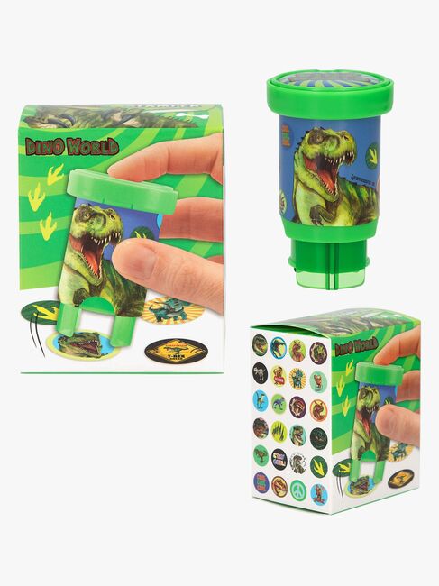 Dino World Klistermærkestempel