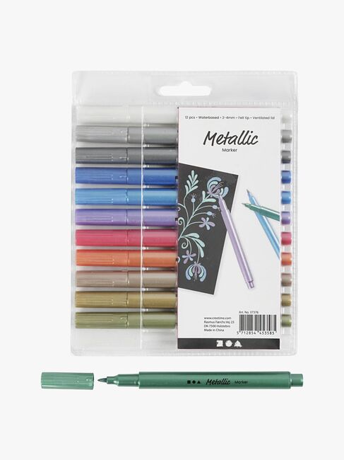 Creativ Company Tusser Metallic 12-pak