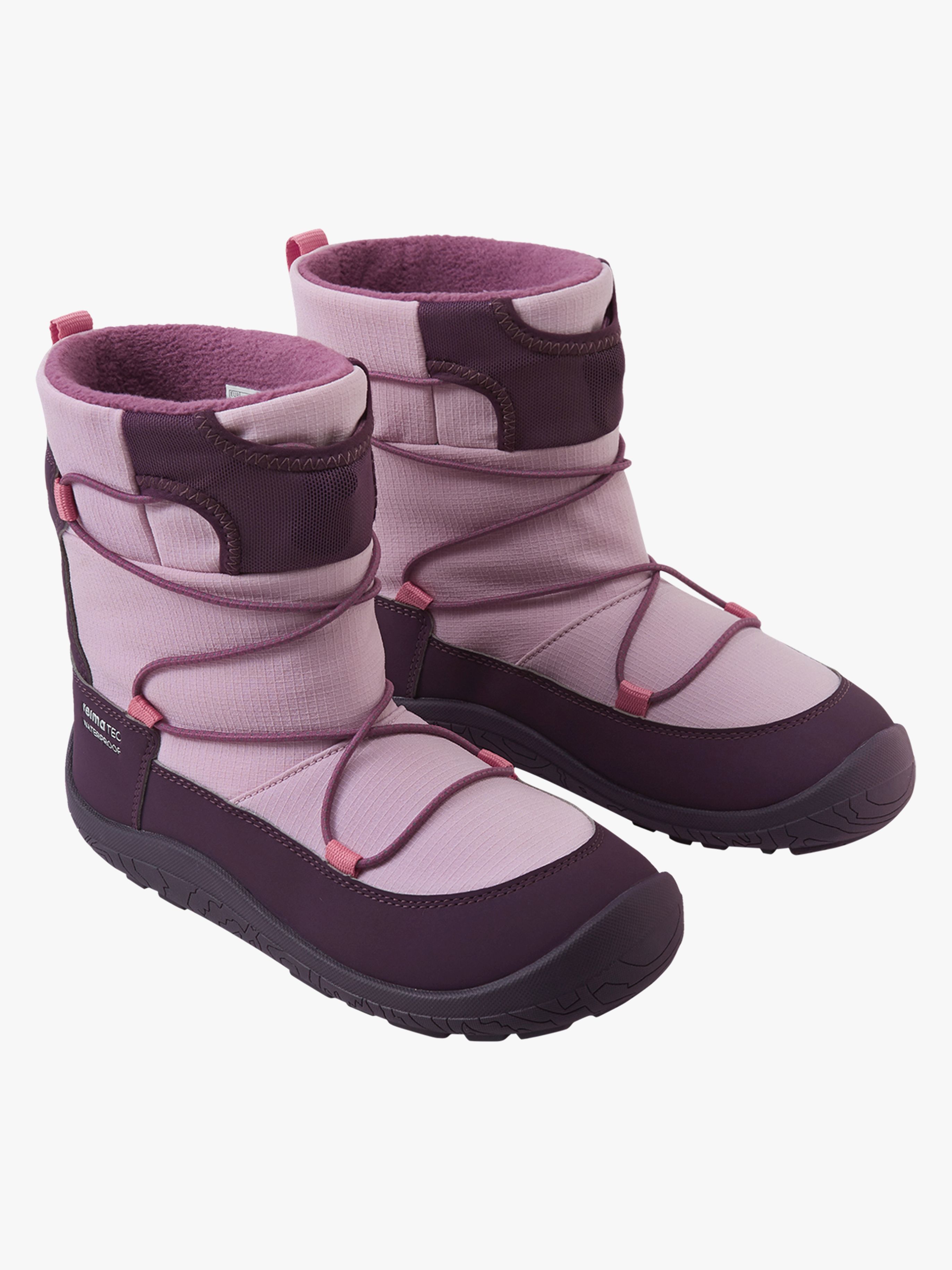 Reimatec Ensilumi Barefoot Jr Vinterstøvler, Deep Purple, 40