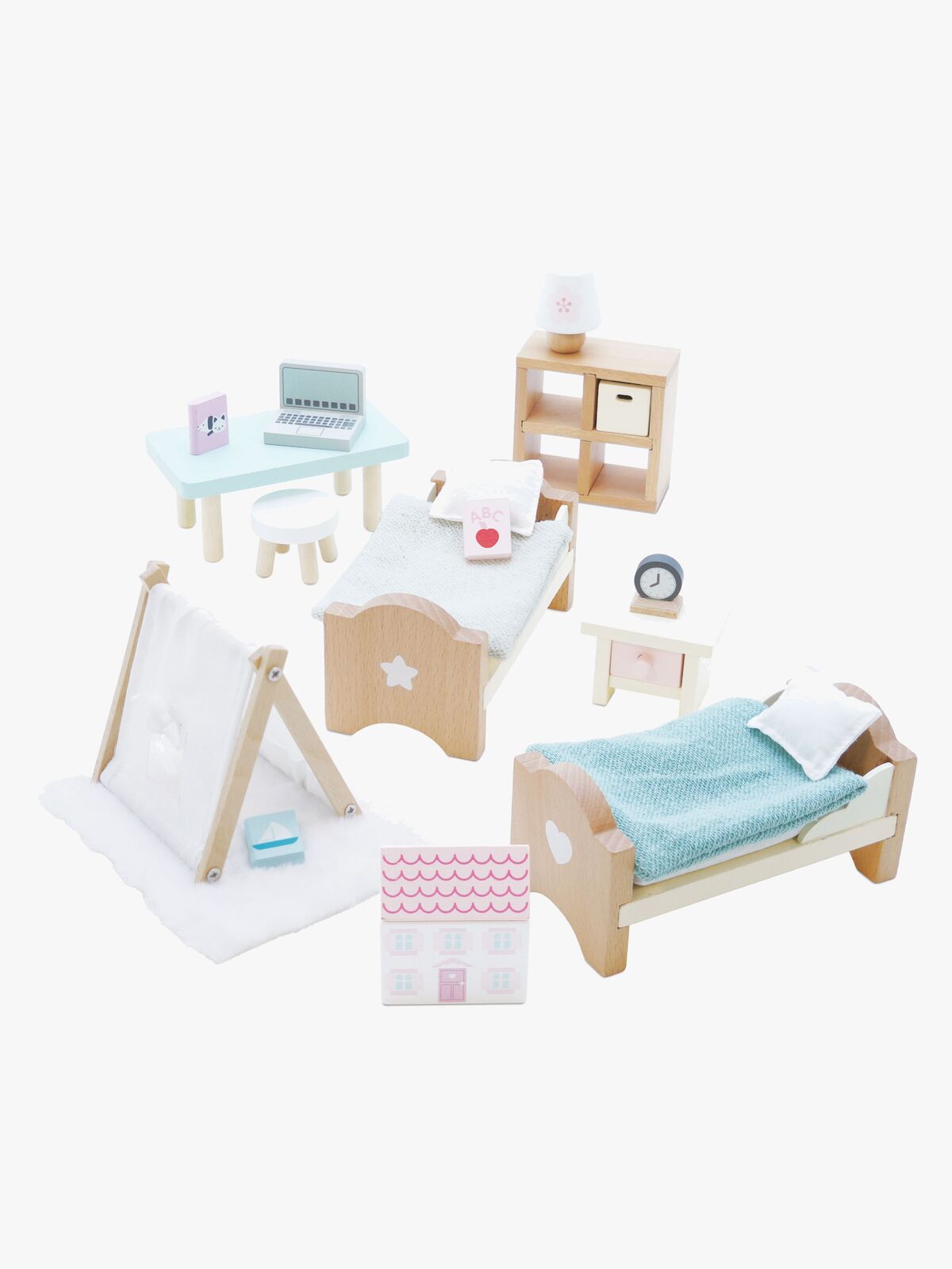 Le Toy Van Børneværelse Dukkehusmøbler 24 Dele