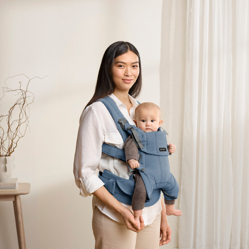 BabyBjörn Harmony Bæresele Woven, Blue Melange
