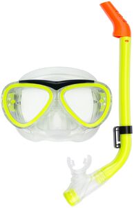 Waimea Dykkerbriller Med Snorkel, Gul