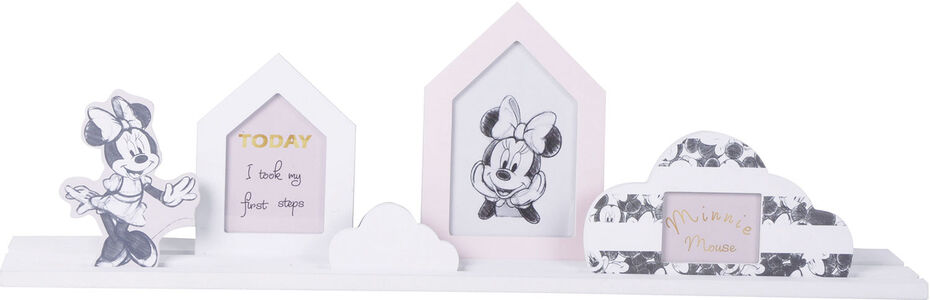 Disney Minnie Mouse Hylde Med Rammer, Pink/White