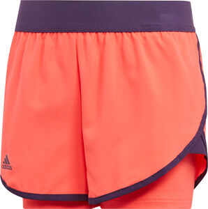Adidas Girls Club Shorts, Coral