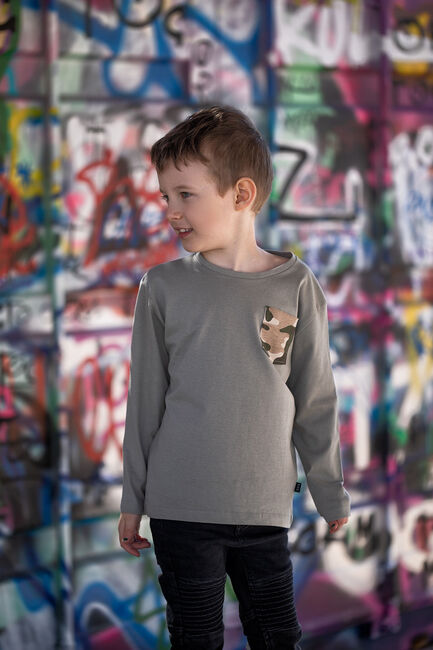 Luca & Lola Piero Langærmet T-Shirt, Khaki