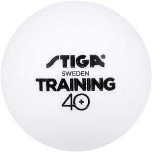 STIGA Bordtennisbold Training ABS 6, Hvid