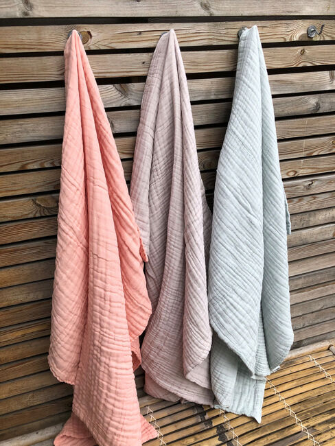 Stofble Layered Musselin ØKO Sage Green