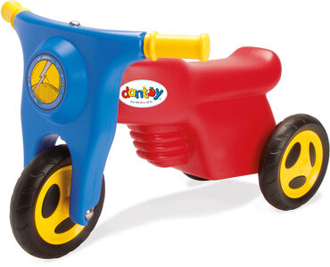 Dantoy Motorcykel Plastikhjul, Rød/Blå