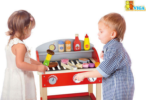 VIGA Grill Med Tilbehør