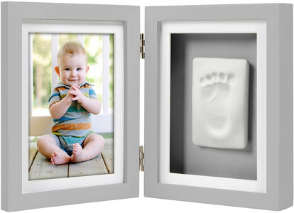 Pearhead Babyprints Fotoramme, Grå