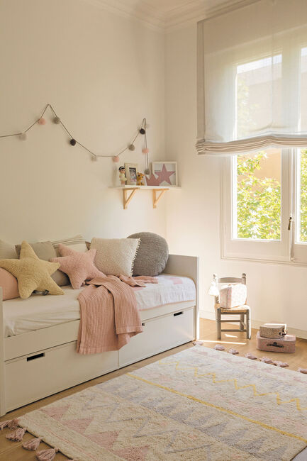 Lorena Canals Tæppe Azteca Natural, Nude Vintage