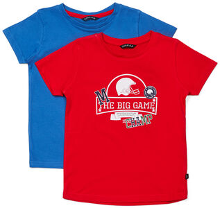 Luca & Lola San Marino T-Shirt 2-pak, Red/Blue