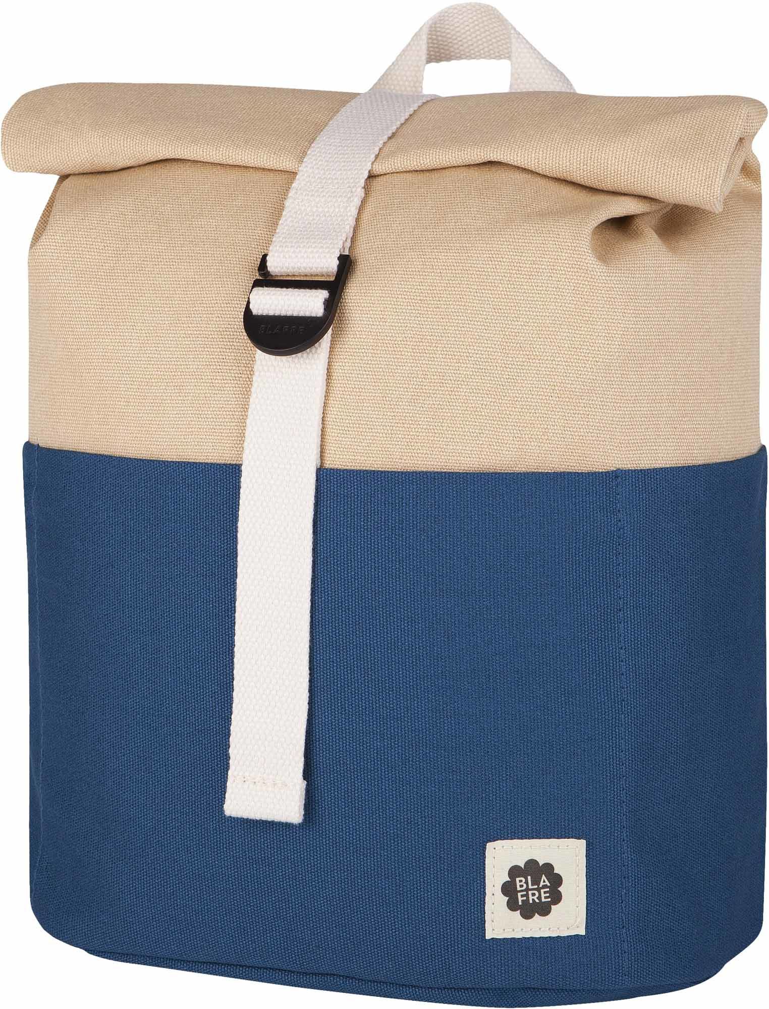 Blafre Rygsæk 9,5L, Navy/Beige, Skoletaske
