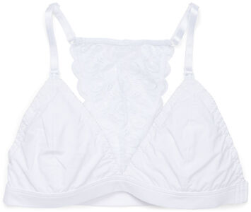 Milki Soft Lace Amme-BH, White