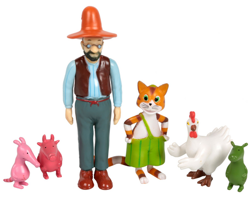 Pedersen og Findus Figurer 6 stk.