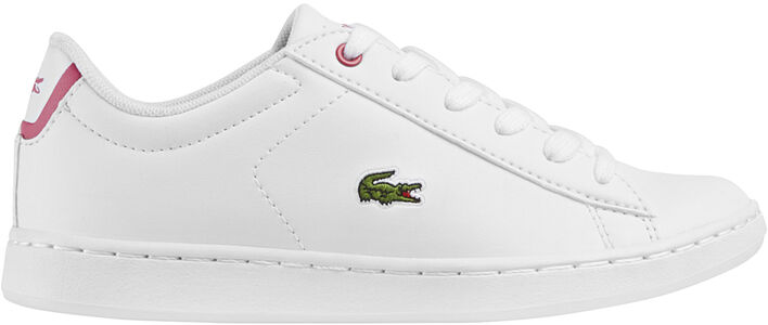 Lacoste Carnaby Evo Sneakers, White/Pink