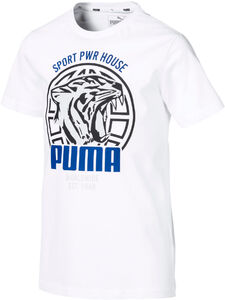 Puma Alpha Graphic T-Shirt, White