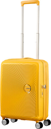American Tourister Soundbox Spinner Rejsekuffert 35.5L, Golden Yellow