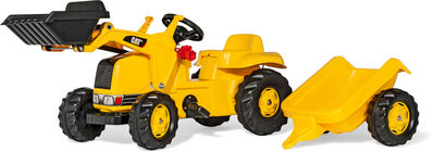 Rolly Toys CAT Traktor med Frontlæsser og Anhænger