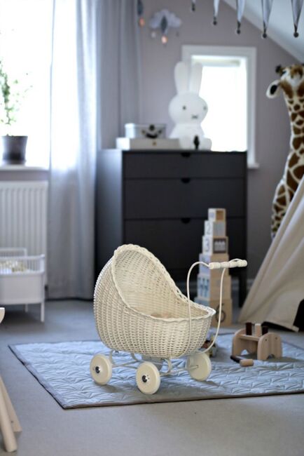 Smallstuff Dukkevogn, Hvid