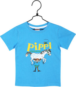 Pippi Langstrømpe T-shirt, Blå