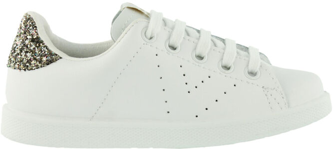 Victoria Deportivo Piel Sneakers, White/Multi
