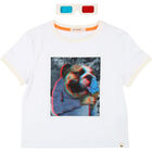 Billybandit T-Shirt & 3D-Briller, White