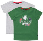 Luca & Lola San Marino T-Shirt 2-pak, Green/Grey