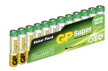GP Batterier AAA LR6 Super 12-pak