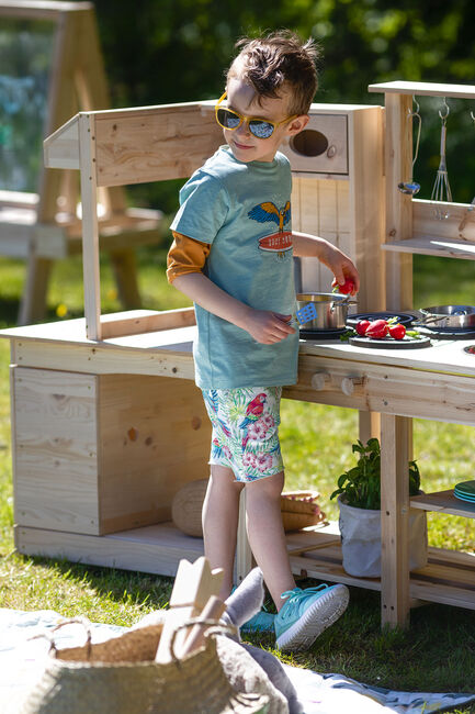 Luca & Lola Riccione T-Shirt 2-pak, Green/White